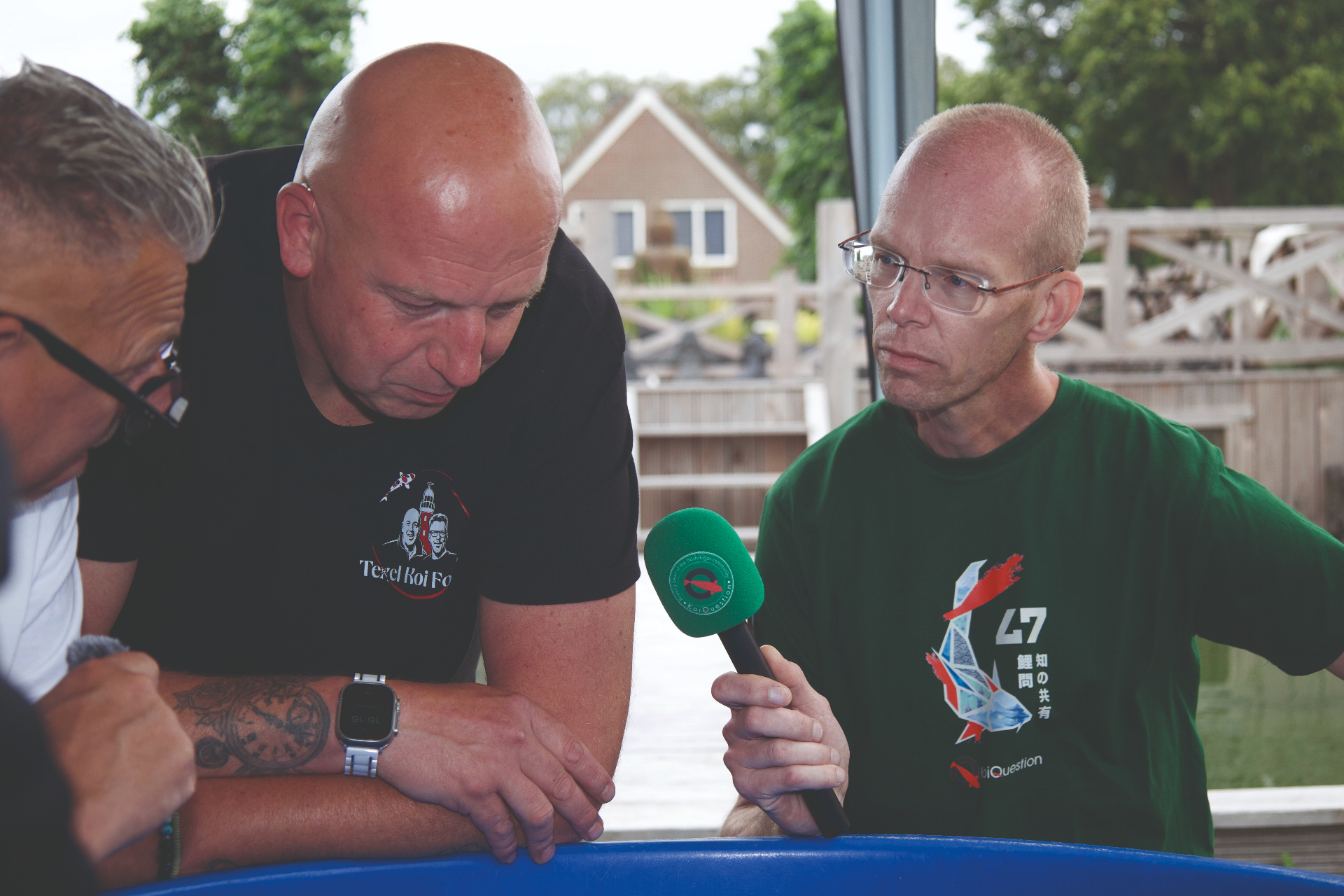 Live interview at Terrel Koi Farm
